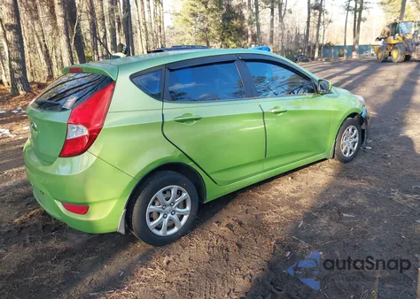 2012 Hyundai Accent Gs from USA, damaged, VIN KMHCT5AE0CU033925